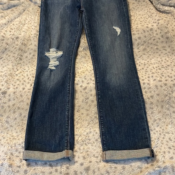 Hudson Jeans Blair High Rise Distressed Straight Crop - Picture 5 of 6